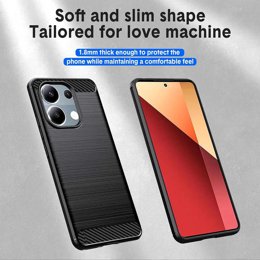 Kryt Xiaomi Redmi Note 13 Pro 4G / Poco M6 Pro 4G, Armored Carbon black