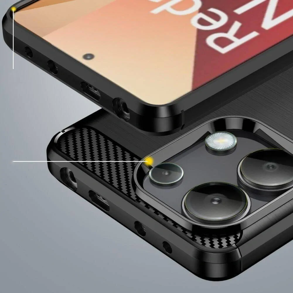 Kryt Xiaomi Redmi Note 13 4G Tech-Protect TPU Carbon černý