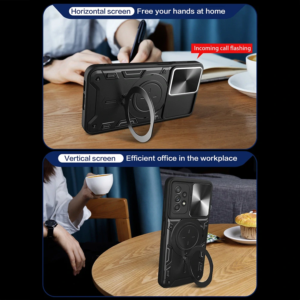 Kryt Samsung Galaxy A52 4G / A52 5G / A52s 5G Techsuit CamGuard Pro - černý