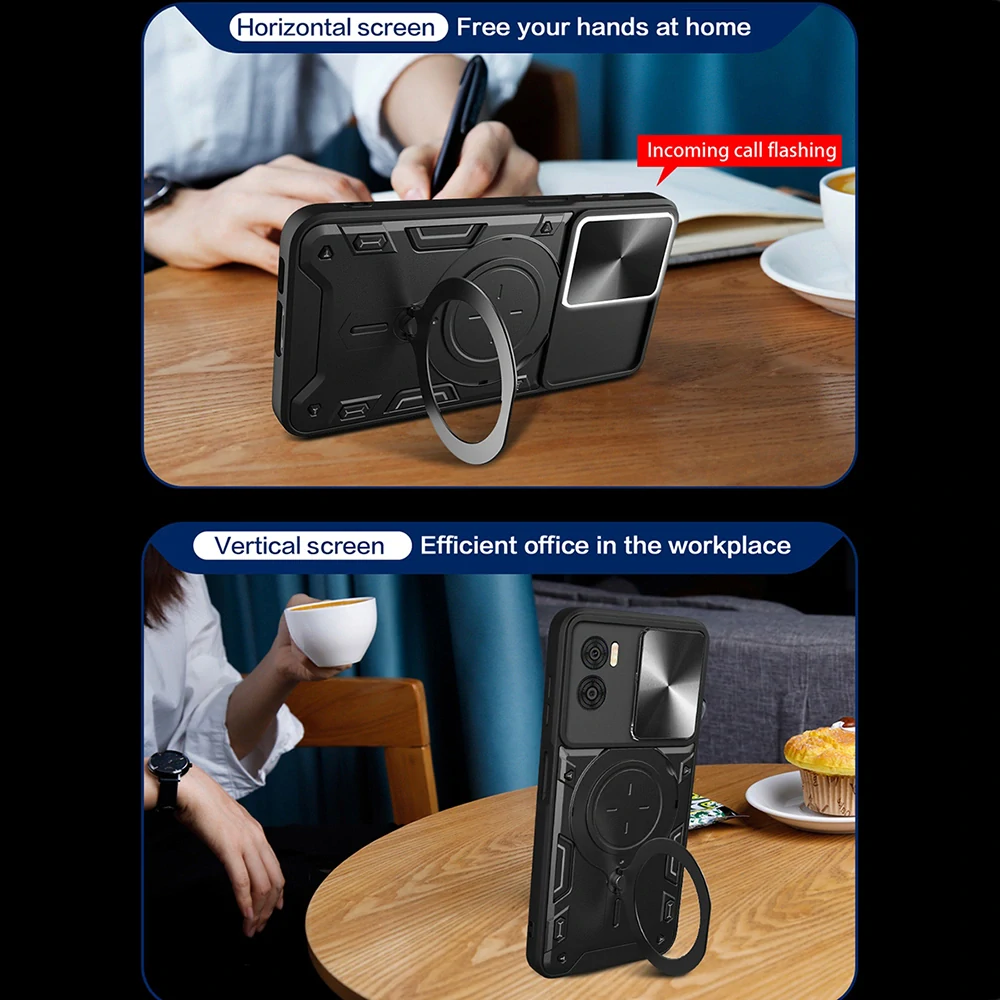 Kryt Motorola Moto E22 / E22i Techsuit CamGuard Pro - fialový