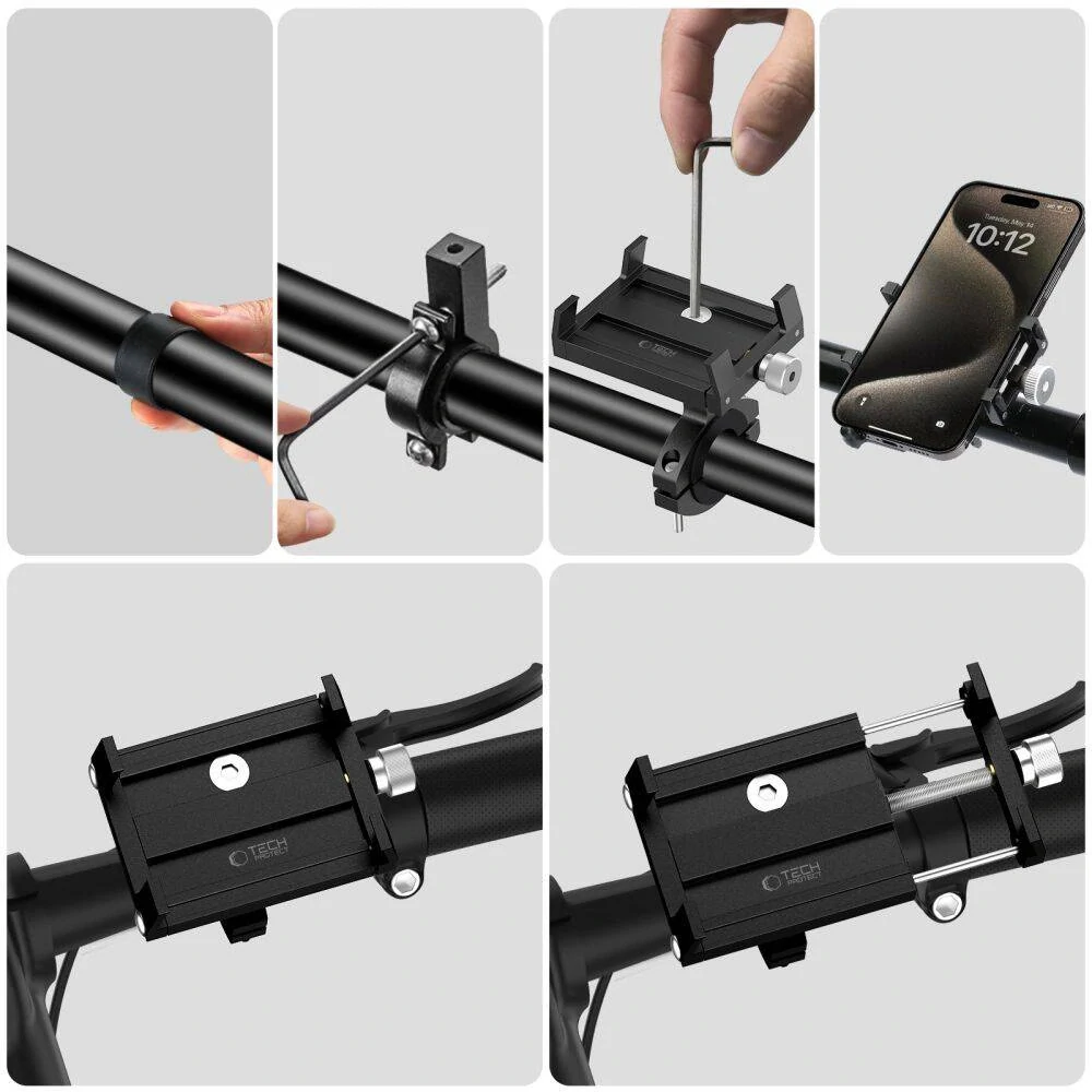 Univerzální kovový držák na kolo Tech-Protect V4 černý