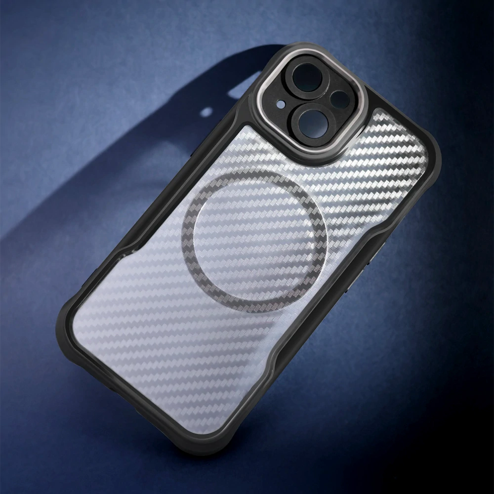 Kryt iPhone 17 Pro - Defender Carbon Mag, černý
