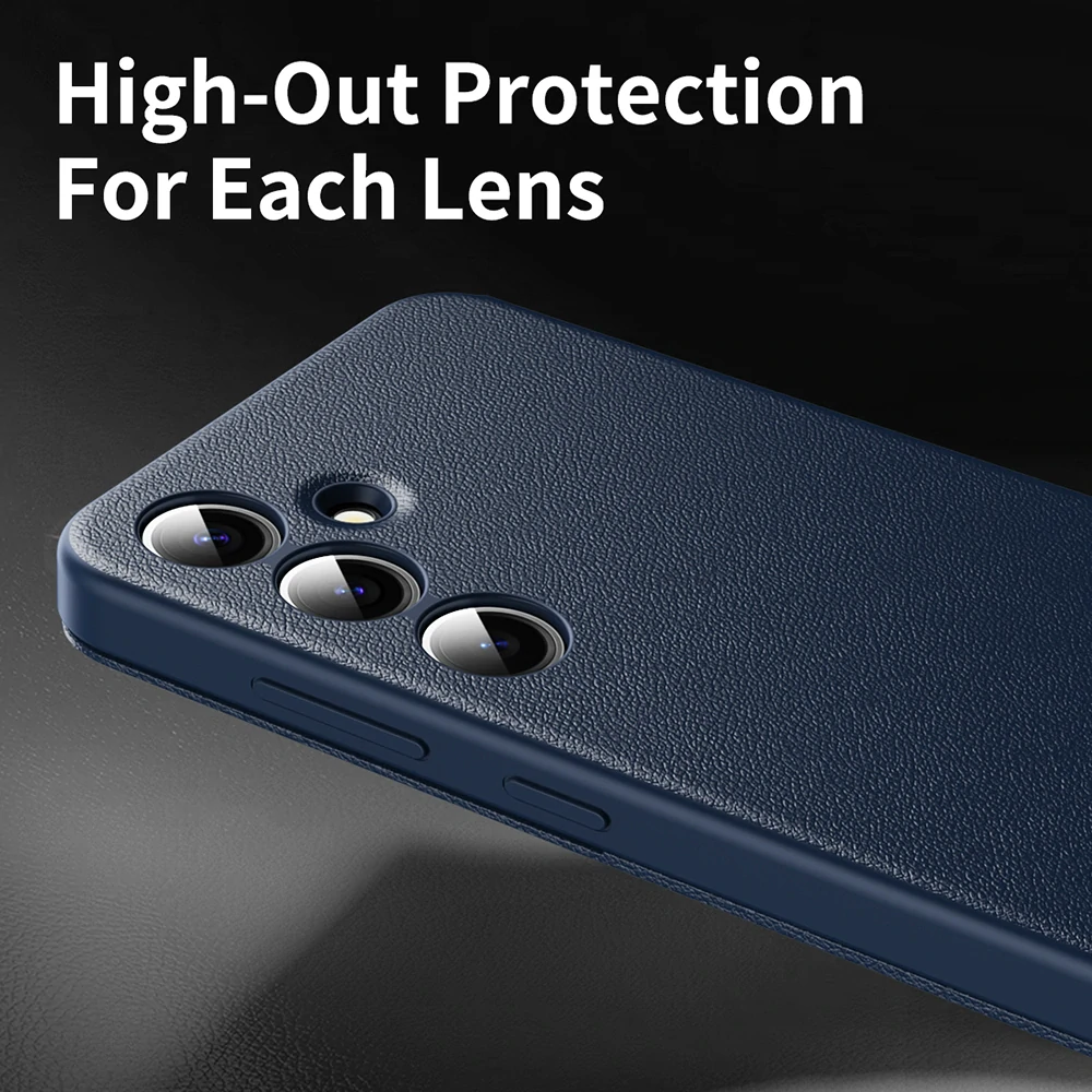 Pouzdro Samsung Galaxy A55 5G Smart View Techsuit, modré