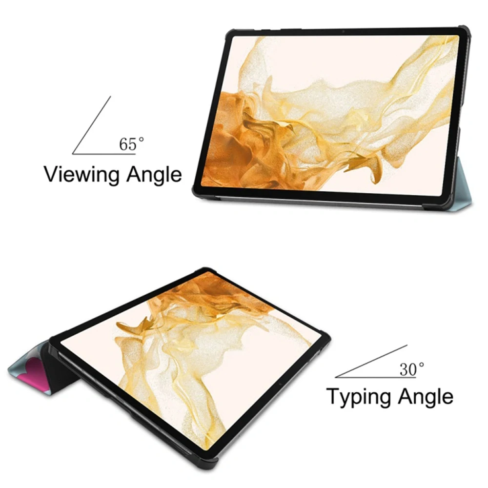 Pouzdro pro tablet Samsung Galaxy Tab Tab S9 Plus / S9 FE Plus / S10 Plus, Techsuit FoldPro Unicorn