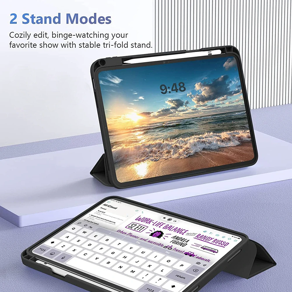 Pouzdro pro tablet Xiaomi Pad 7 / 7 Pro, Flex Trifold, black