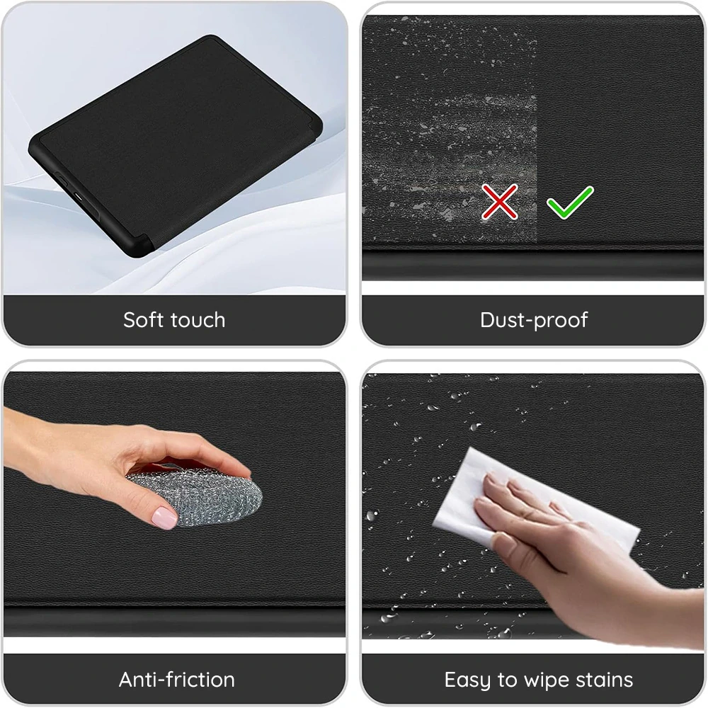 Pouzdro pro čtečku knih Techsuit - SmartCover - Kindle Paperwhite 5 (2021) / 5 Signature Edition (2021) - černé