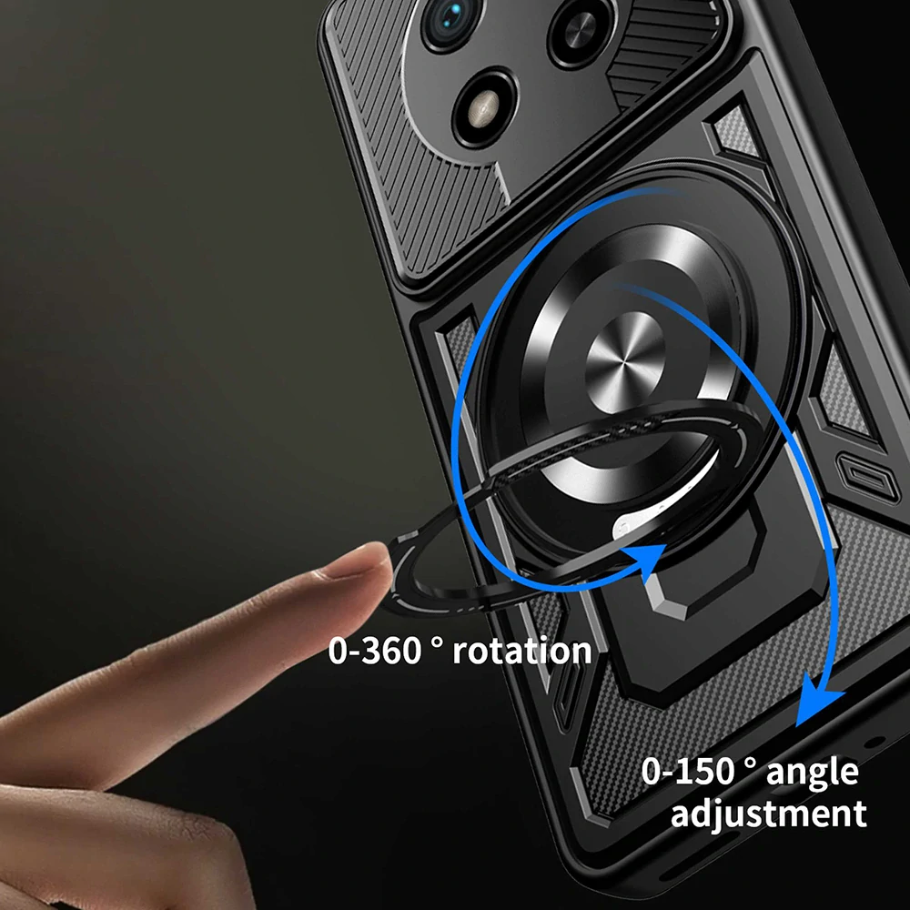 Kryt Honor 400 Lite, RuggedCam, černý