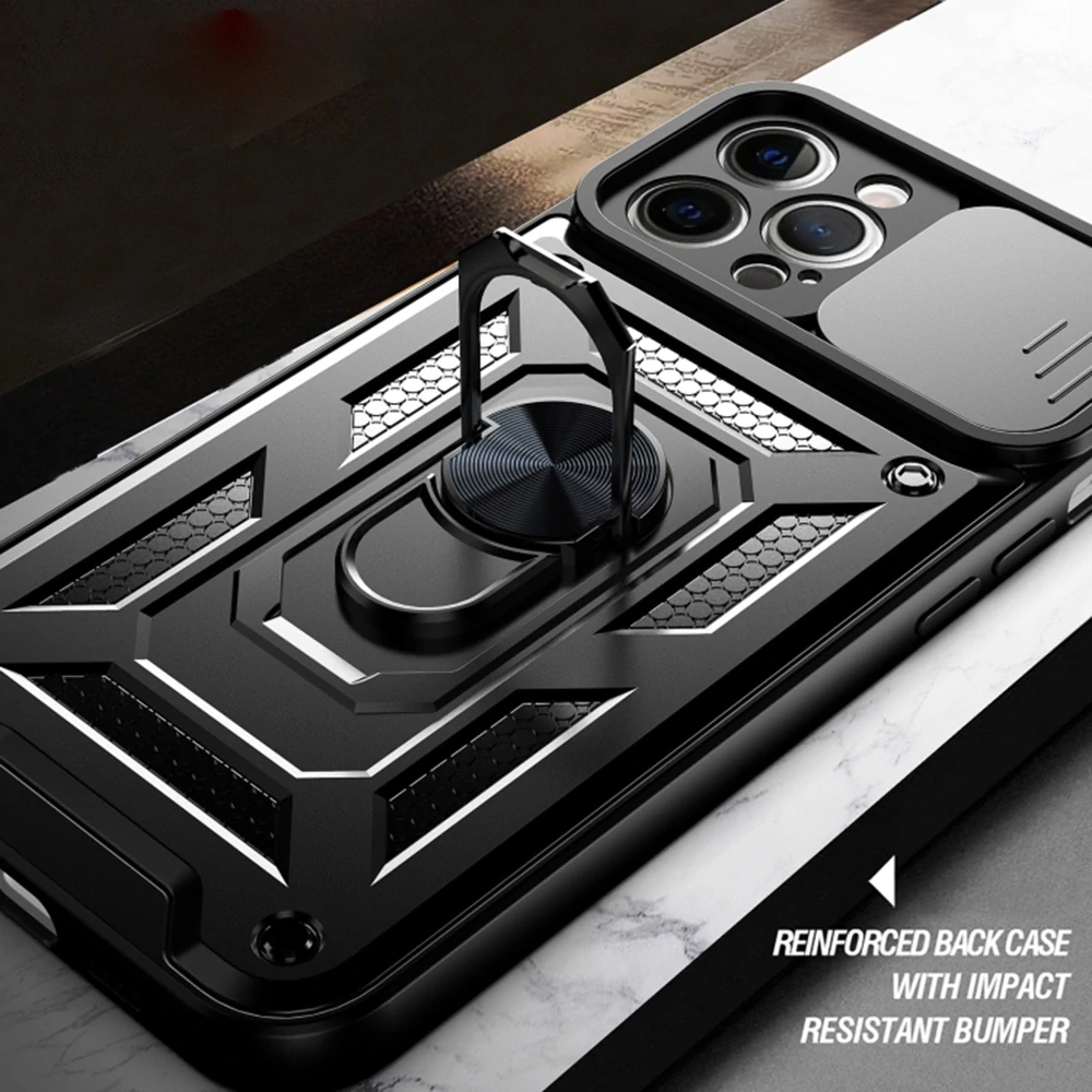 Kryt iPhone 12 Pro, Techsuit CamShield Pro modrý