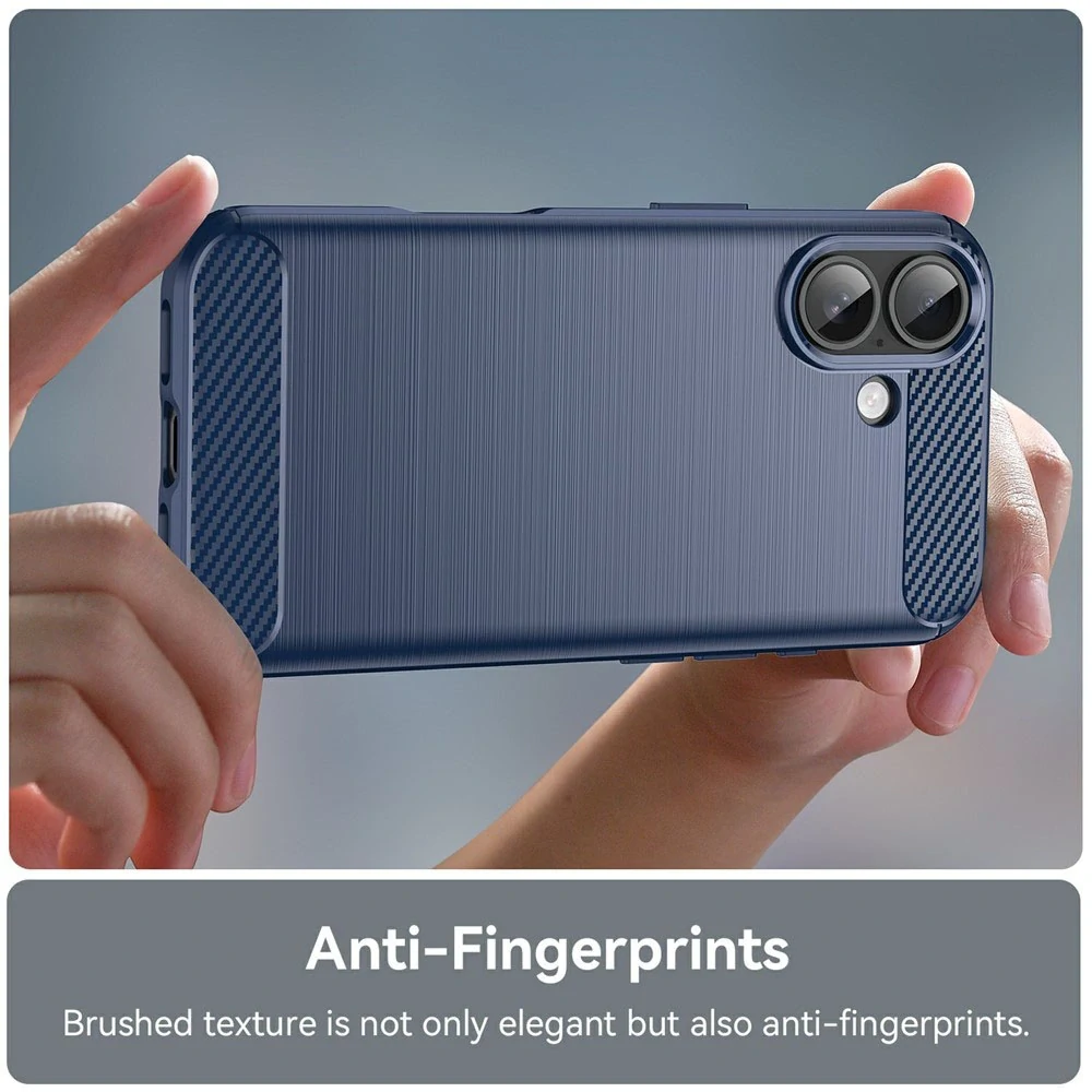 Kryt iPhone 17, Armored Carbon modrý