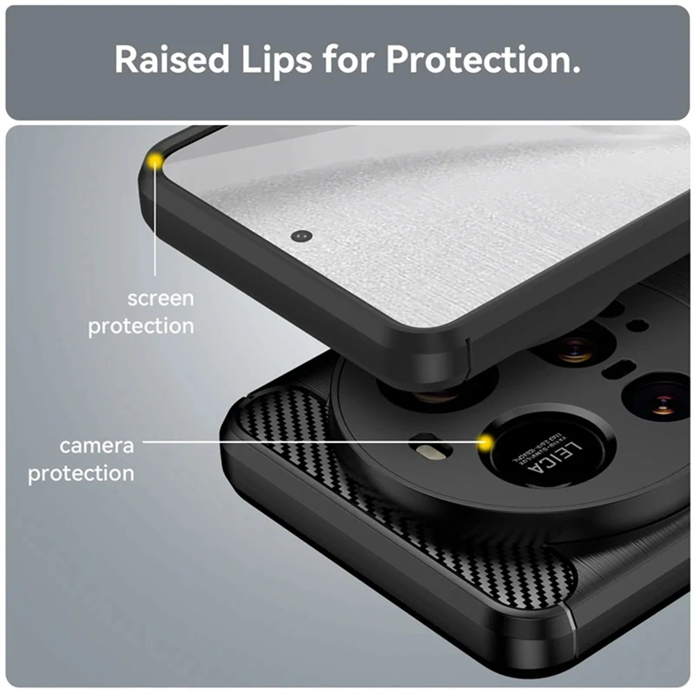 Kryt Xiaomi 15 Ultra, Techsuit CarbonFiber černý