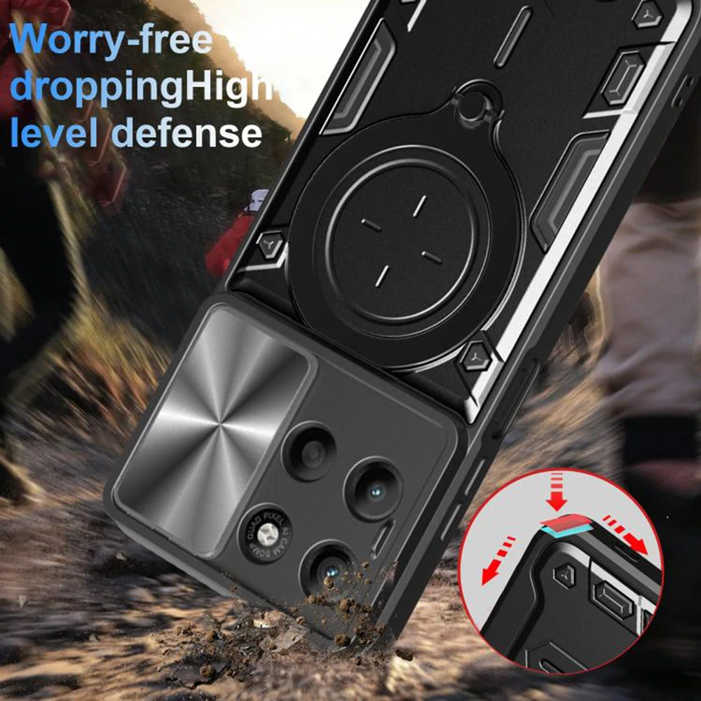 Kryt Motorola Moto G15 / G15 Power Techsuit CamGuard Pro - černý