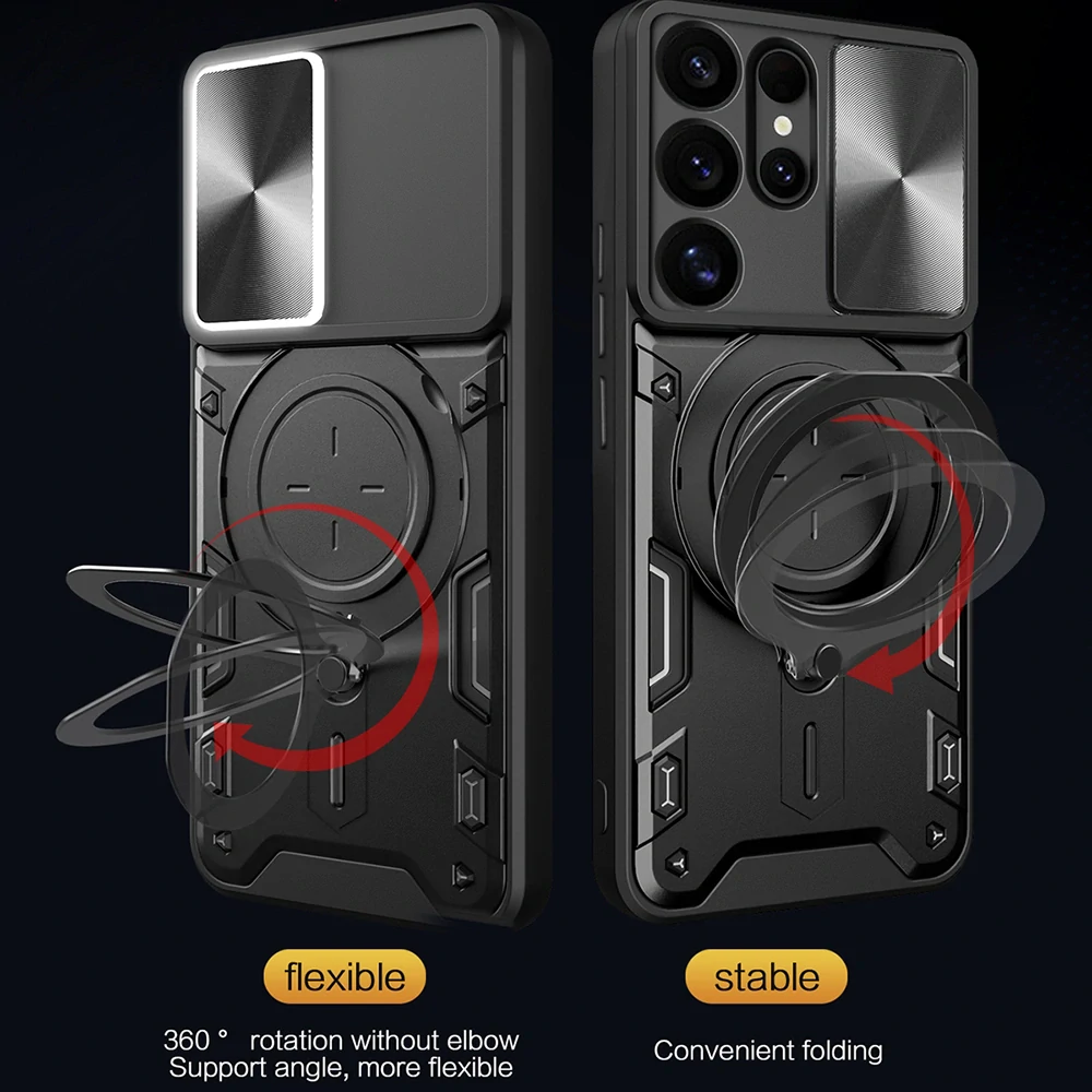 Kryt Samsung Galaxy S25 Ultra Techsuit CamGuard Pro - fialový