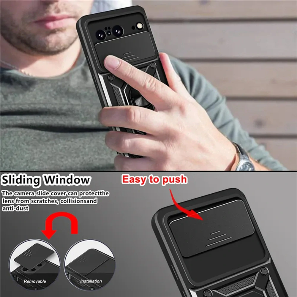 Kryt Google Pixel 8 Techsuit CamShield Pro black
