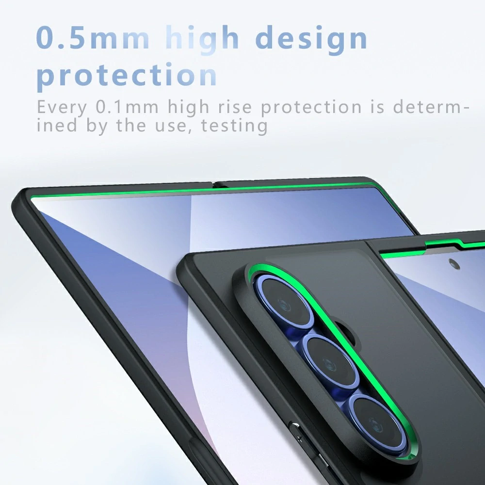 Kryt Samsung Galaxy Z Fold 7, PureFrost MagSafe, černé