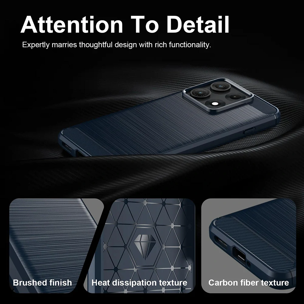 Kryt Motorola EDGE 70 Max Armored Carbon blue