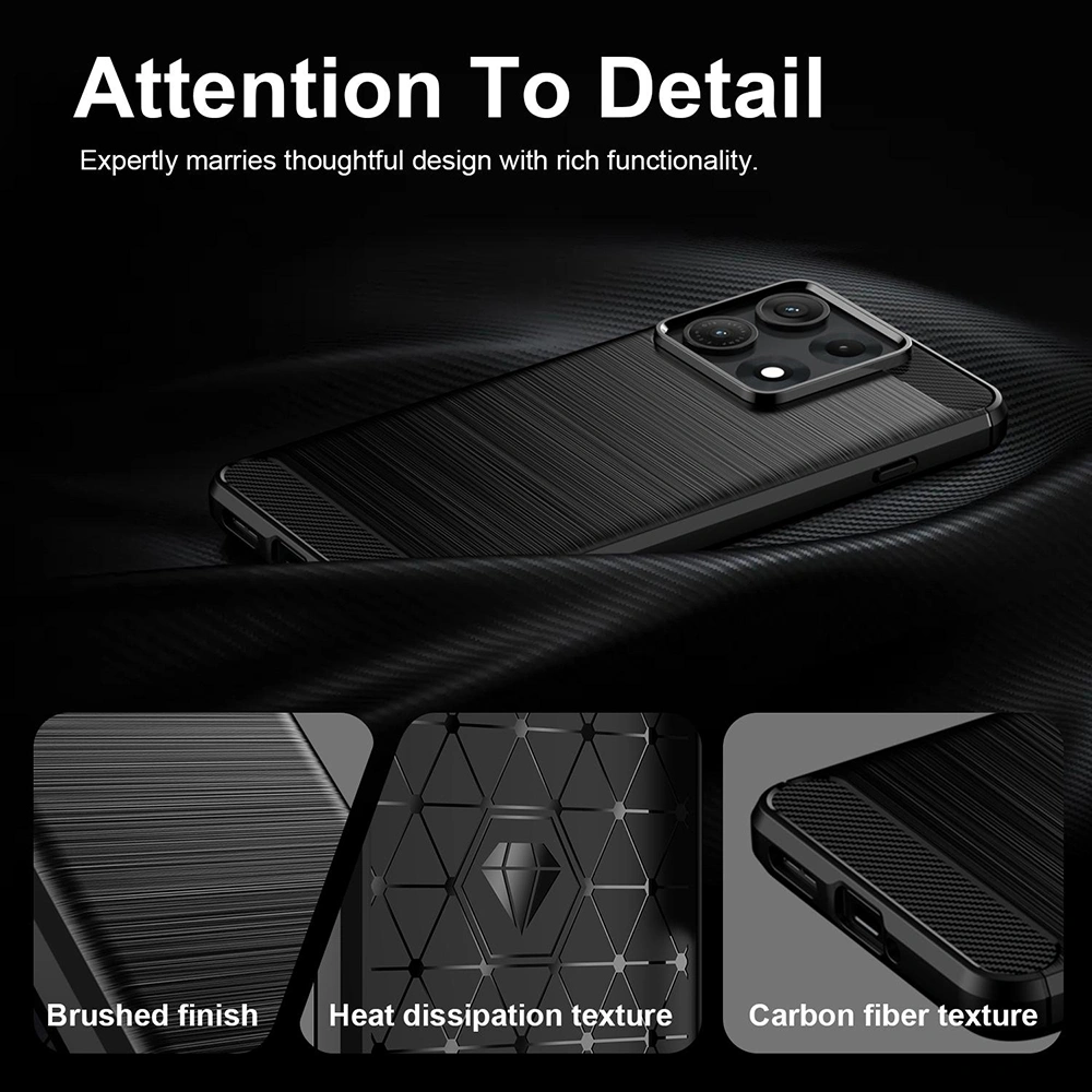 Kryt Motorola EDGE 70 Max, Armored Carbon černý