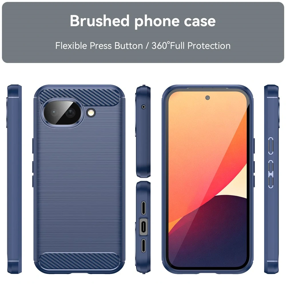 Kryt Google Pixel 10a Armored Carbon blue