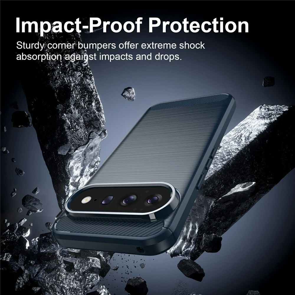Kryt Google Pixel 11 Pro XL, Armored Carbon blue