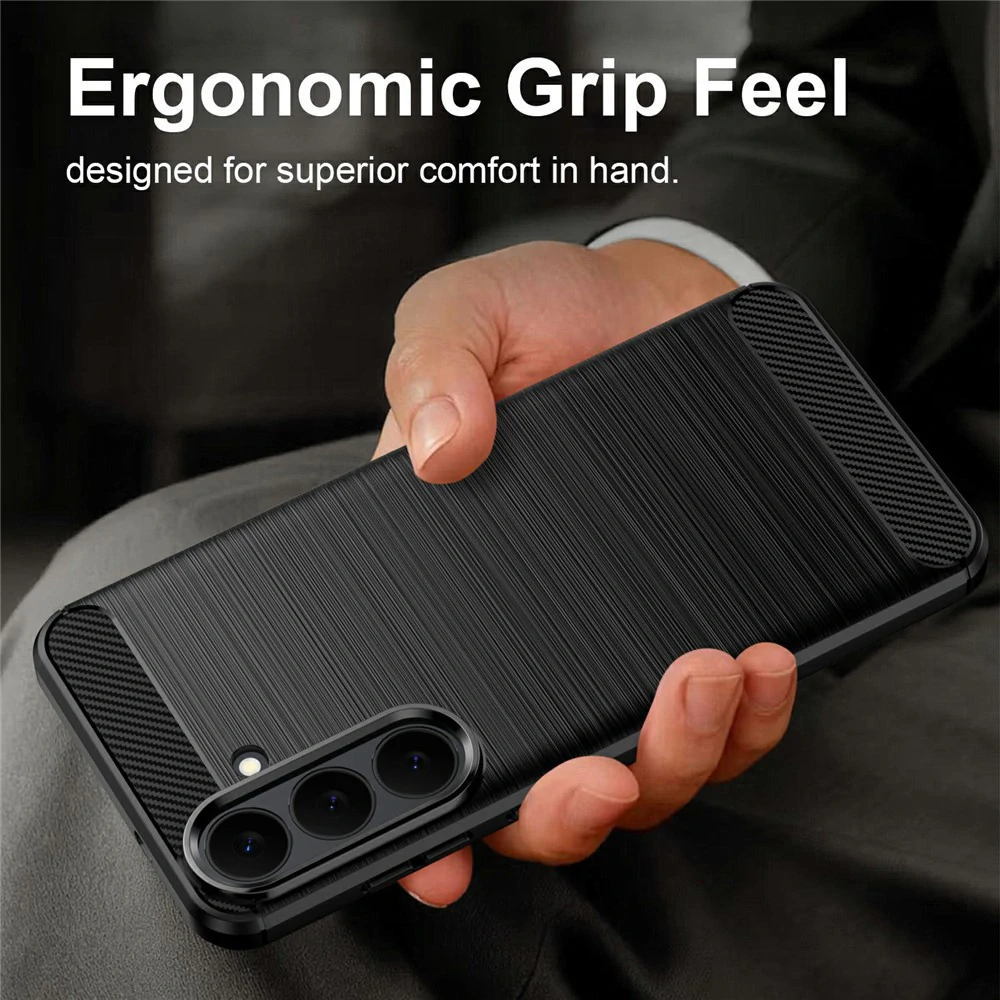 Kryt Samsung Galaxy S26 FE / S25 FE, Armored Carbon blue