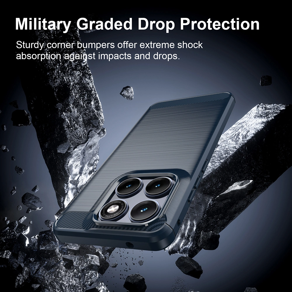 Kryt Motorola EDGE 70 Fusion, Armored Carbon blue