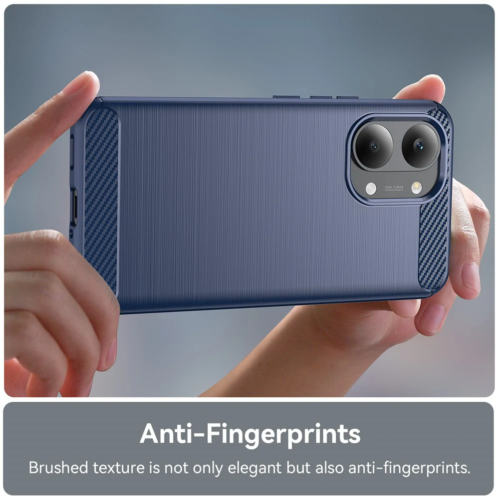 Kryt Xiaomi Poco X8 Pro Max, Armored Carbon blue