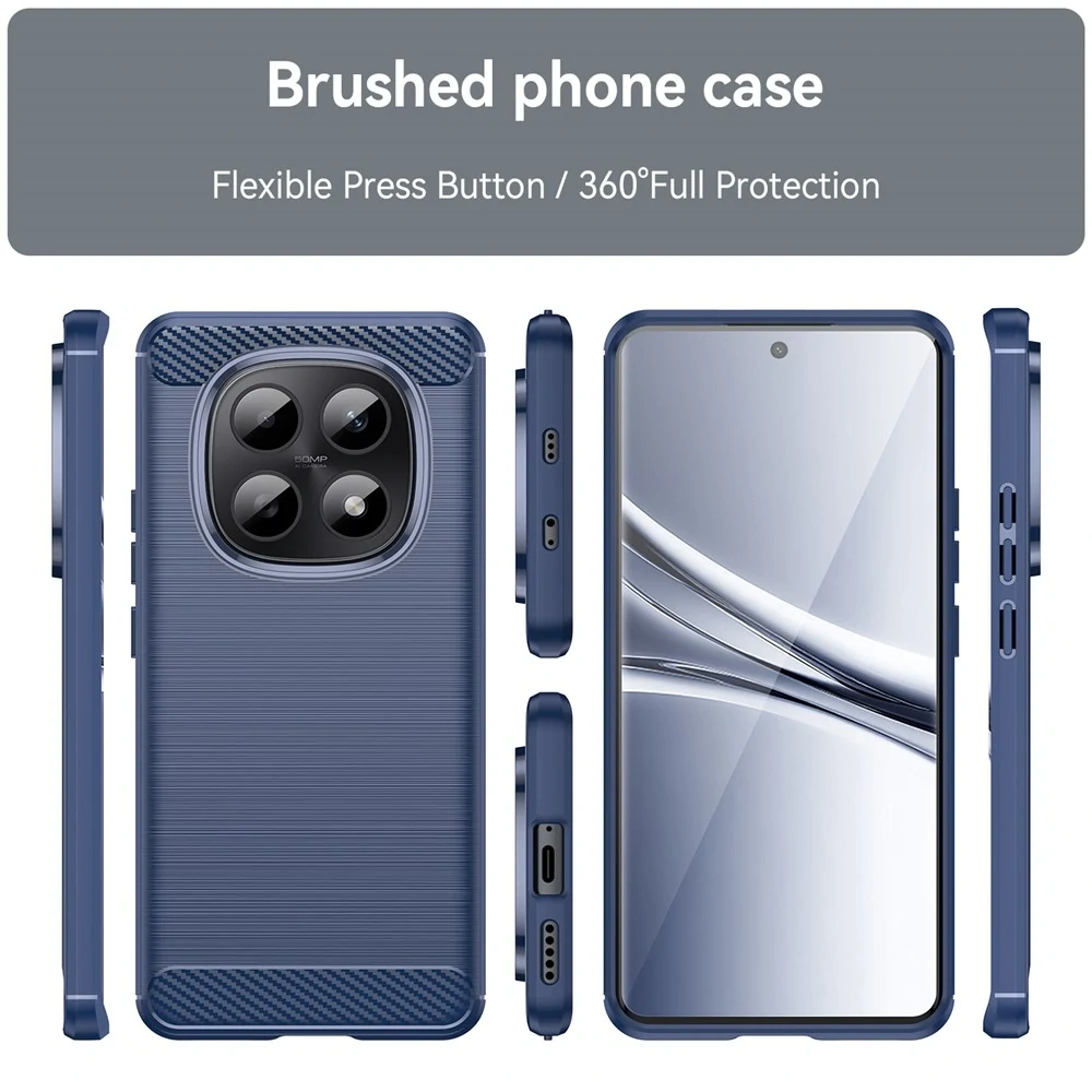 Kryt Xiaomi Redmi Note 15 4G/5G / Poco M8 5G, Armored Carbon blue