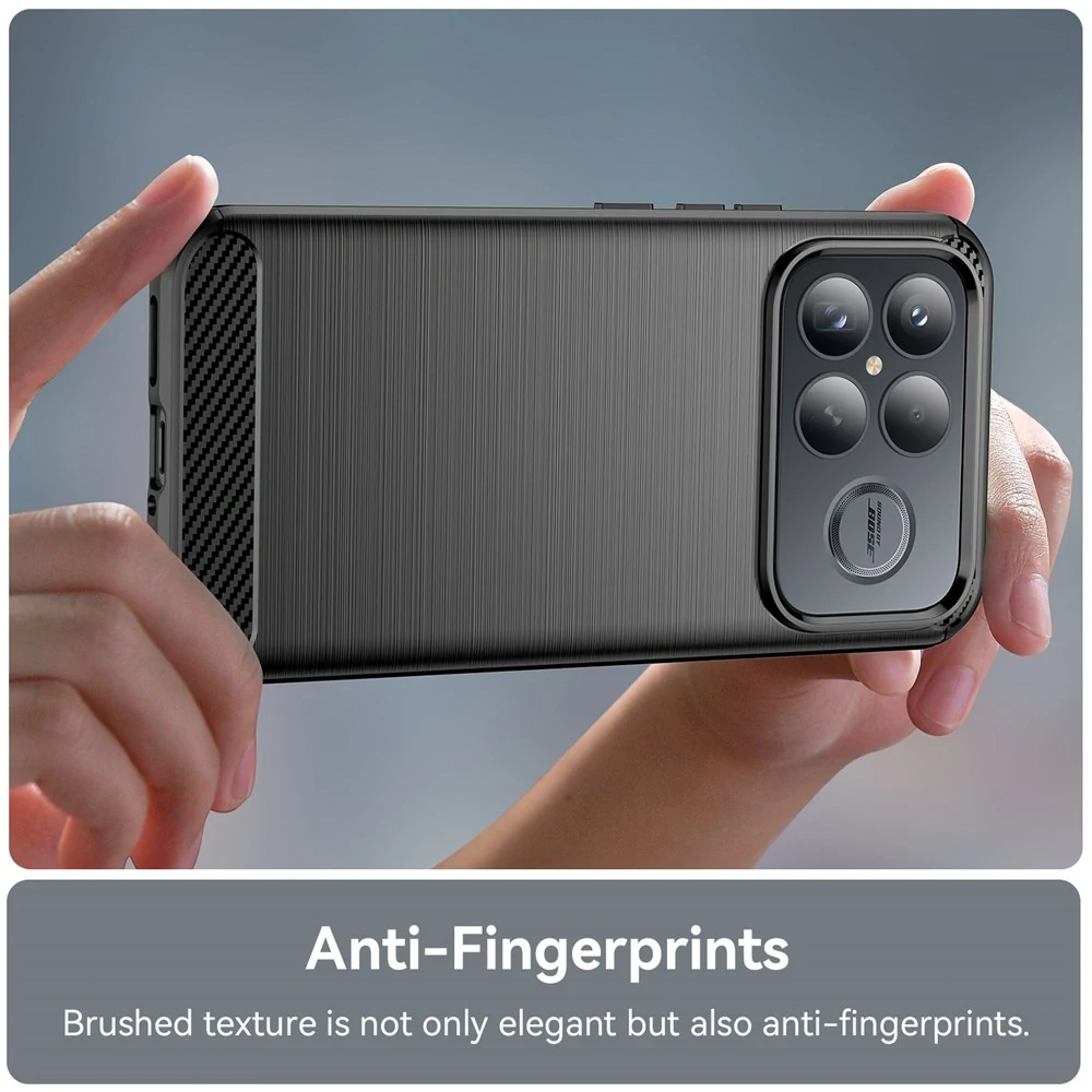 Kryt Xiaomi Poco F8 Ultra, Armored Carbon černý