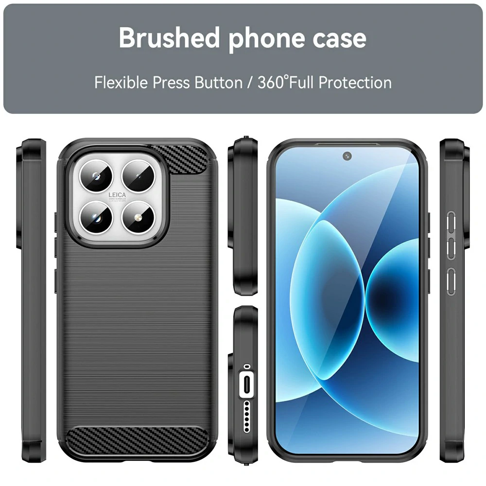 Kryt Xiaomi 17, Armored Carbon černý