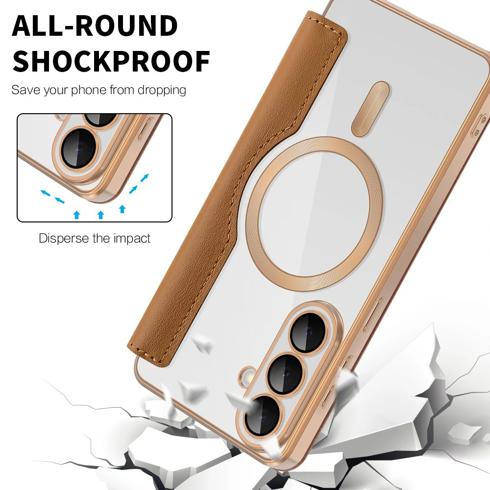 Pouzdro Samsung Galaxy A26 5G, SmartMag Book Case hnědé