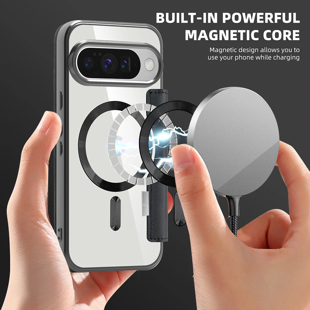 Pouzdro Google Pixel 10 Pro XL, SmartMag Book Case černé