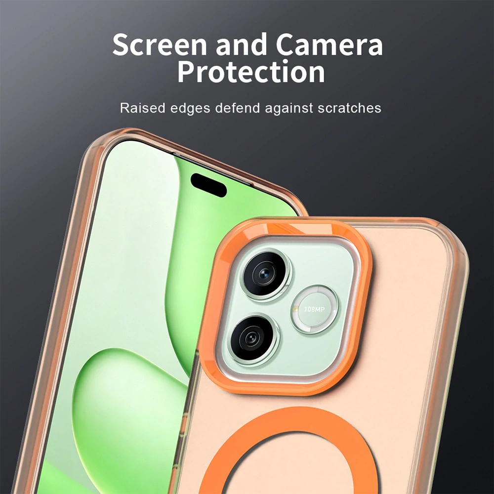 Kryt Honor 600 / 600 Pro, CandyCase MagSafe - orange