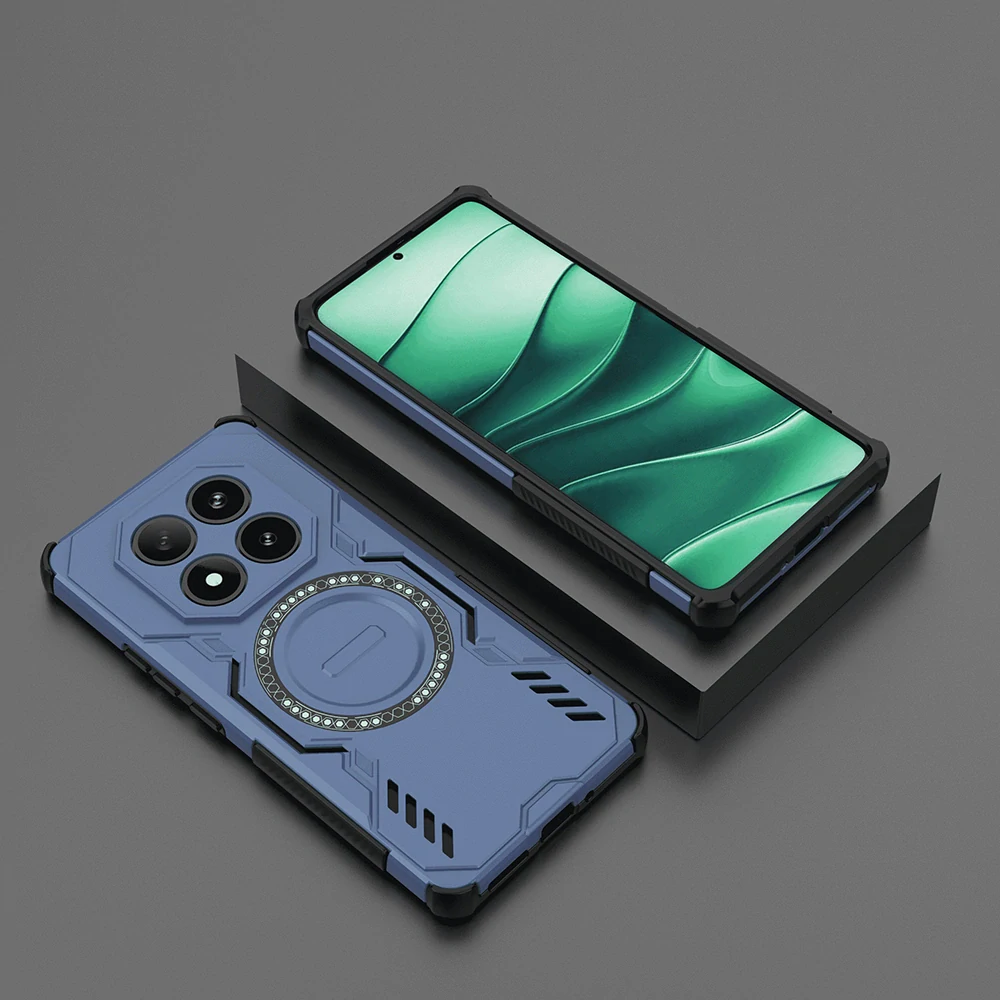 Kryt Xiaomi Redmi Note 14 Pro 5G / Poco X7, ArmorMag modrý