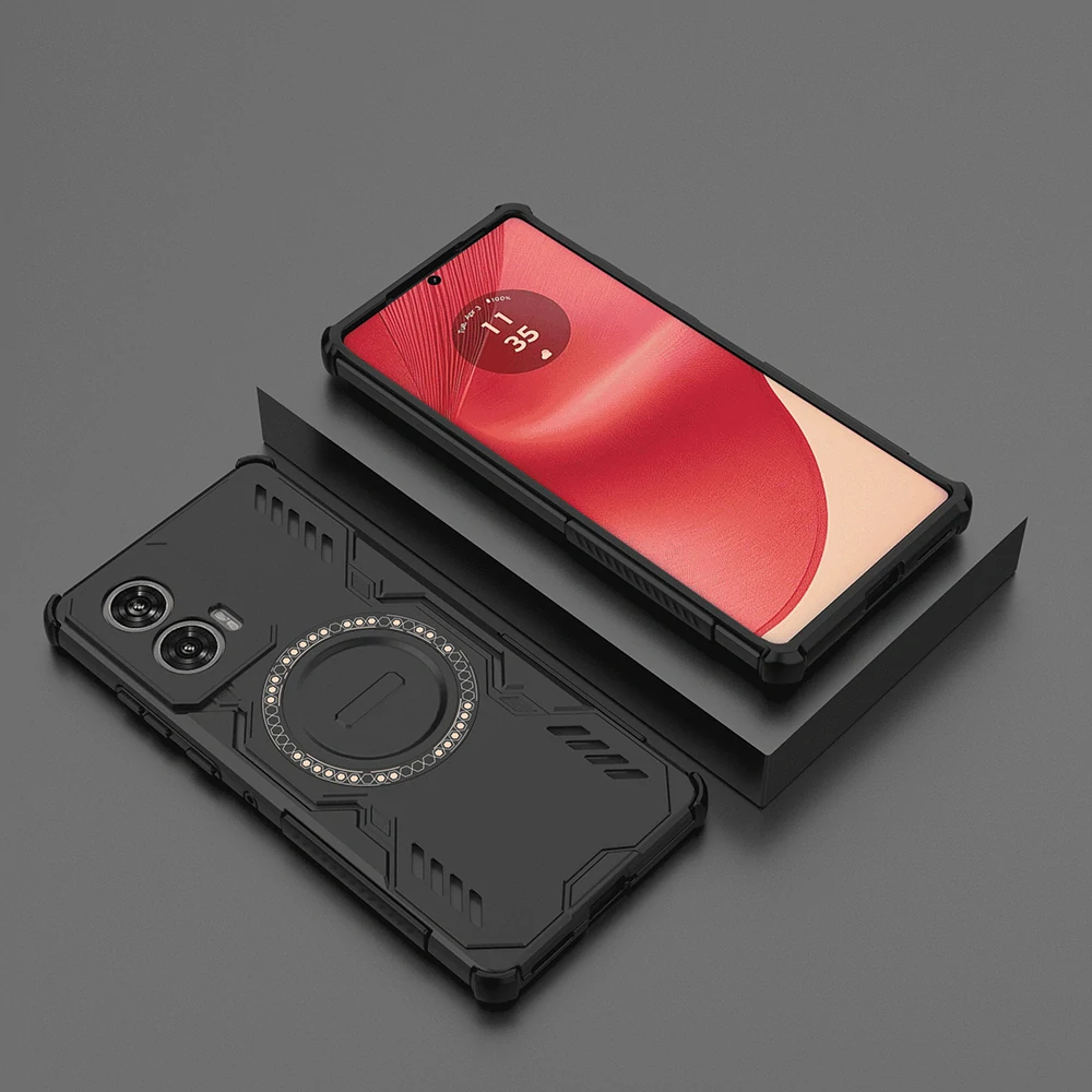 Kryt Motorola EDGE 50 Fusion, ArmorMag černý