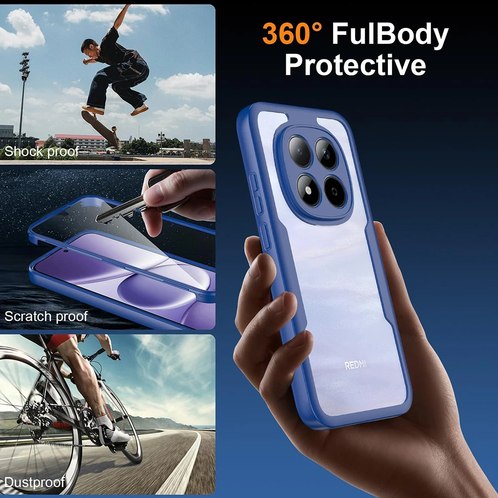 Pouzdro Xiaomi Poco X8 Pro Max, ColorVerse 360 - modré