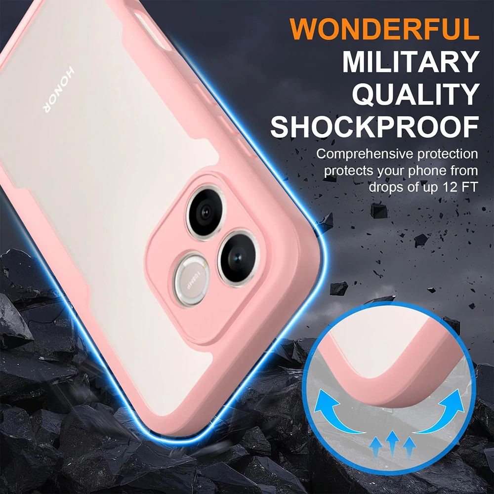 Pouzdro Honor 600 Lite, ColorVerse 360 - růžové