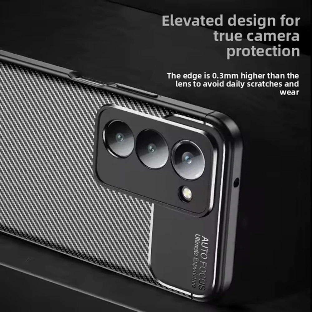 Kryt Xiaomi Redmi 15 4G/5G, Techsuit CarbonFiber černý
