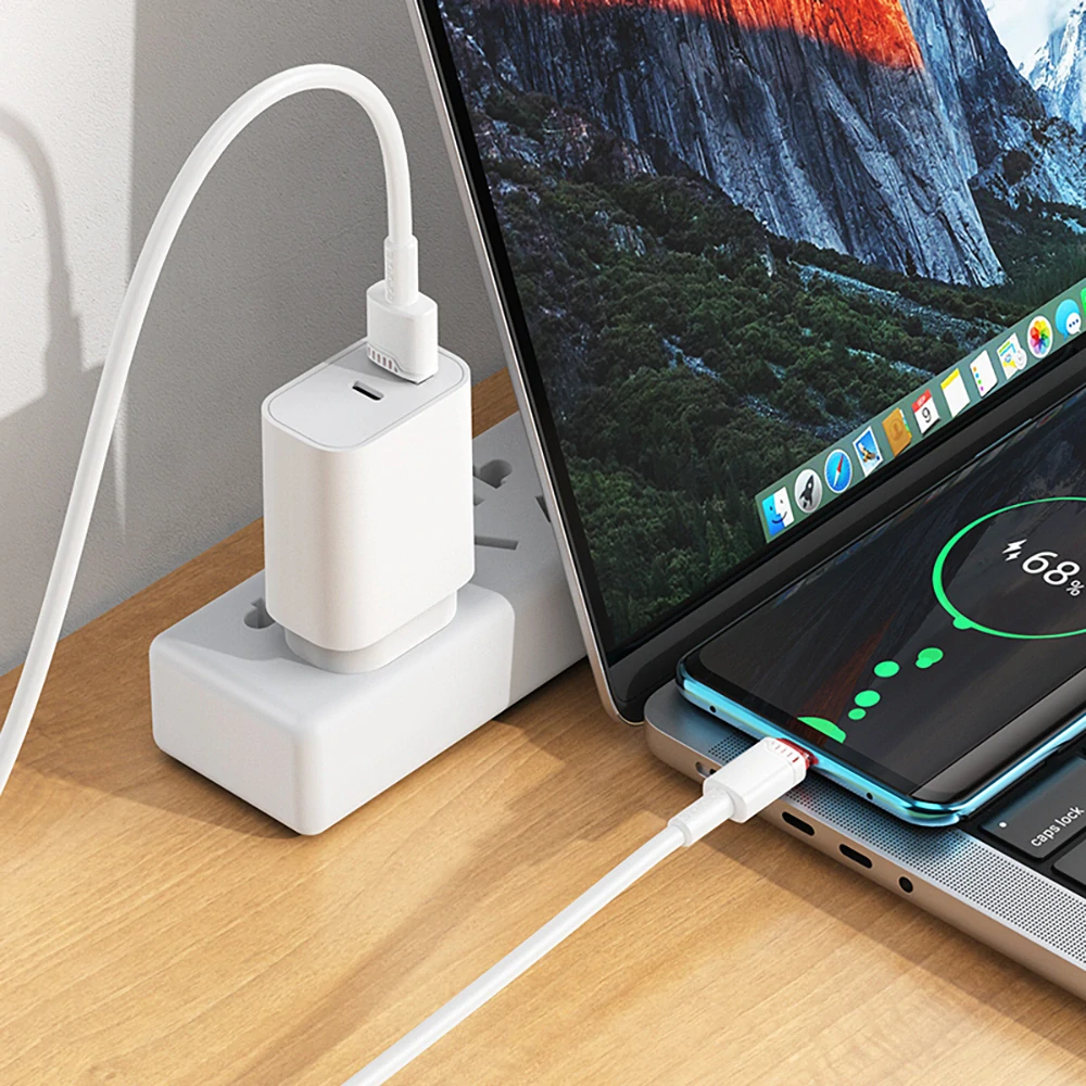 Datový kabel USB typ C 1m Borofone Beneficio Series (BX110) bílý