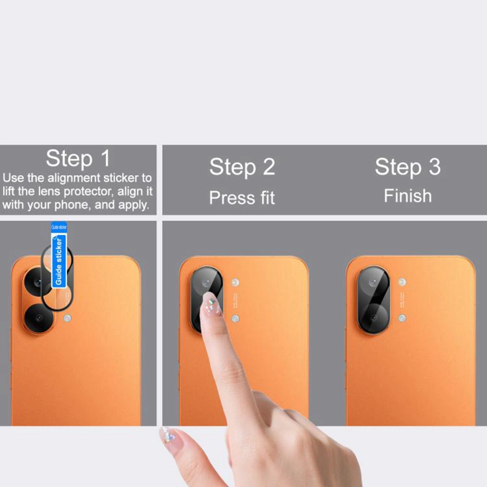 Sklo pro celý fotoaparát Xiaomi Poco X8 Pro – černé