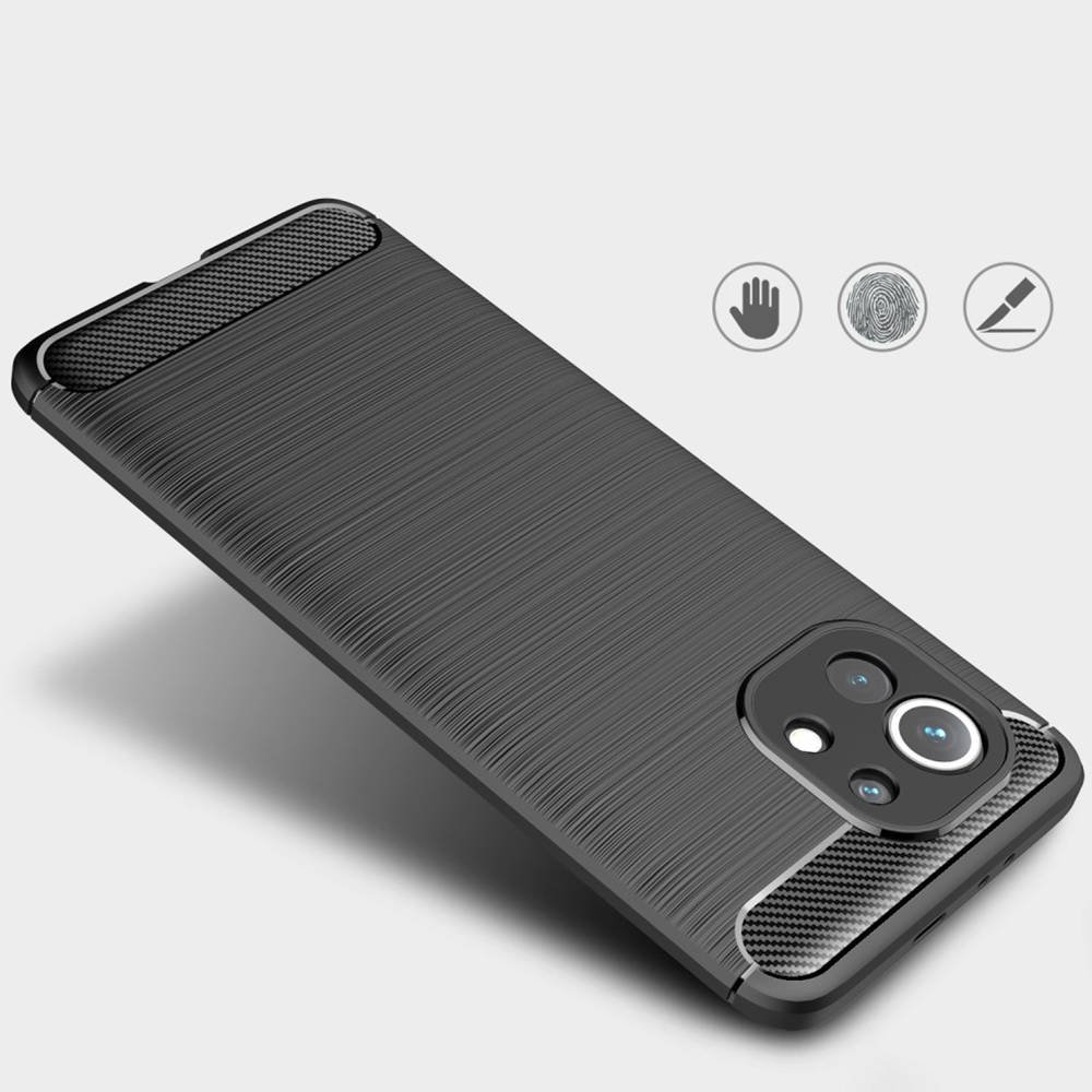Kryt Xiaomi MI 11 Armored Carbon černý