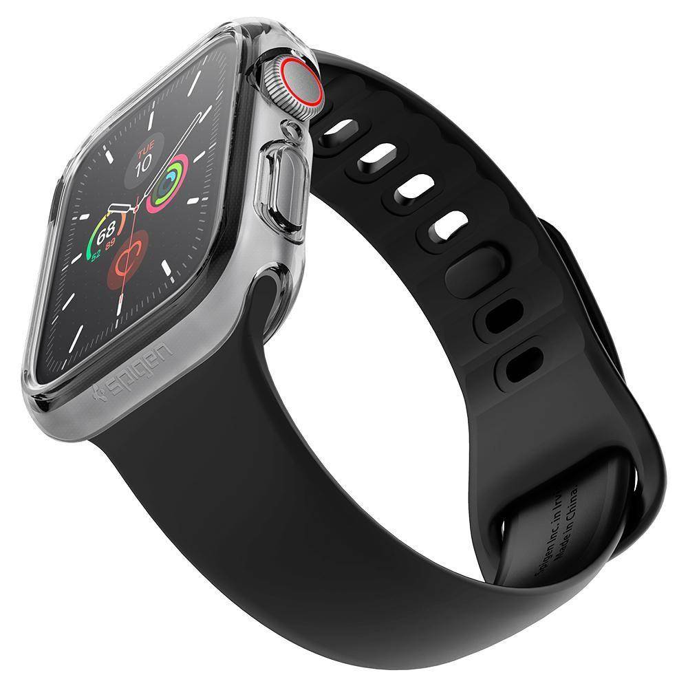 Pouzdro pro APPLE WATCH 4 /5 /6 / SE (44 mm) Spigen Ultra Hybrid Crystal Clear transparentní