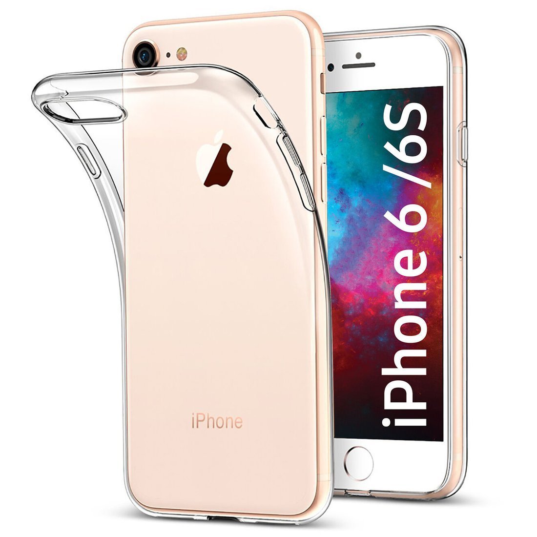 Kryt iPhone 6 Jelly Case Mercury silicone transparentní