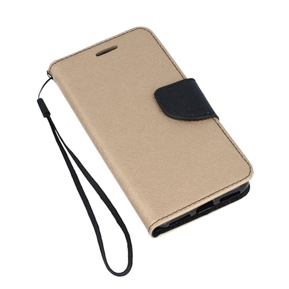  Pouzdro flip fancy Samsung Galaxy A42 5G zlatá/černá