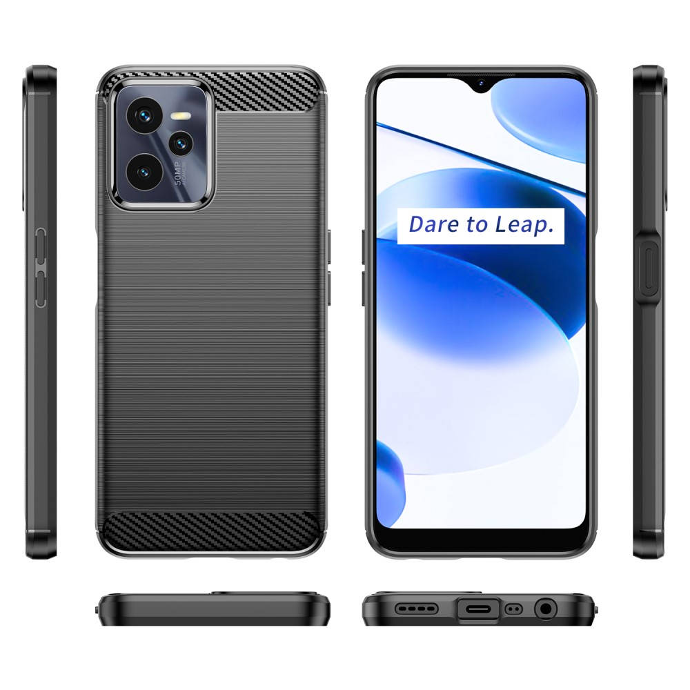 Kryt Realme C31 Armored Carbon black