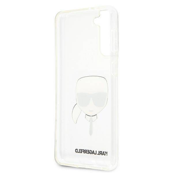 Kryt Samsung Galaxy S21 Plus Karl Lagerfeld Hardcase Karl`s Head (KLHCS21MKTR) transparentní