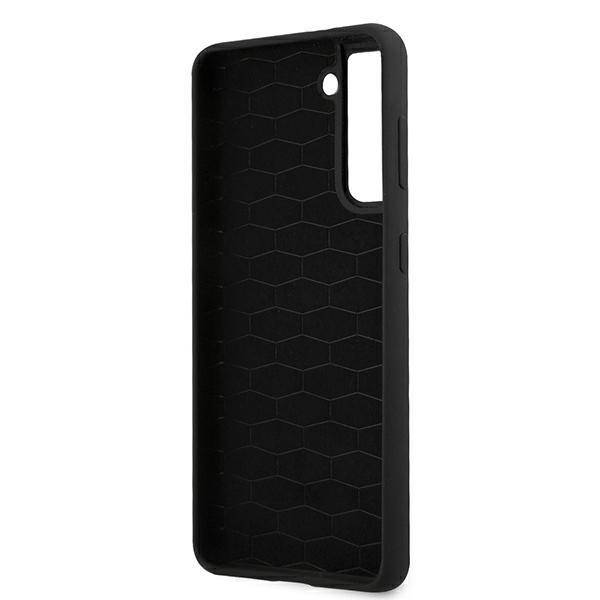 BMW - Samsung Galaxy S21 Plus - Silikonový kryt BMW (BMHCS21MMSILBK) černý