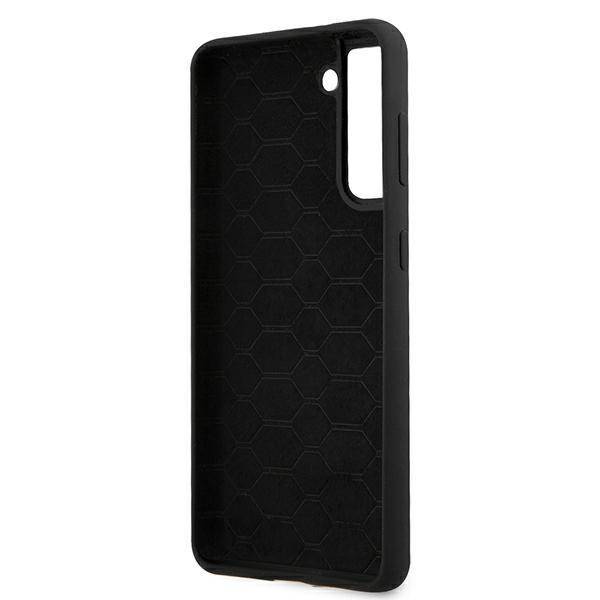 BMW - Samsung Galaxy S21 Plus - Silikonový kryt BMW (BMHCS21MMSLBLBK) černý