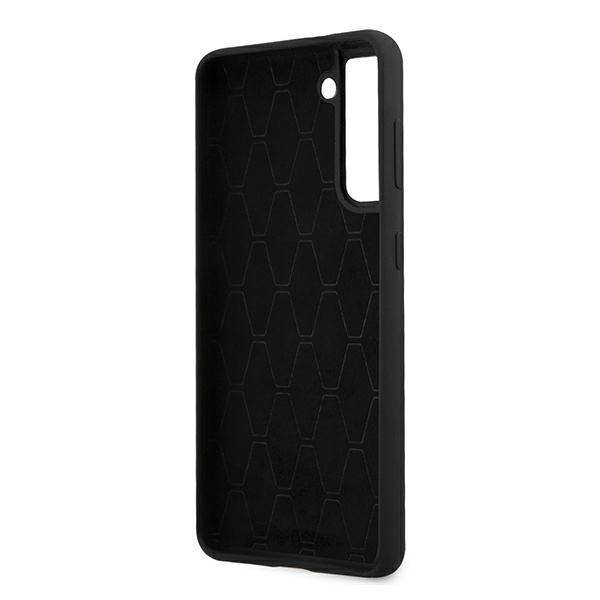 BMW - Samsung Galaxy S21 Plus - Silikonový kryt BMW (BMHCS21MSIVTBK) černý
