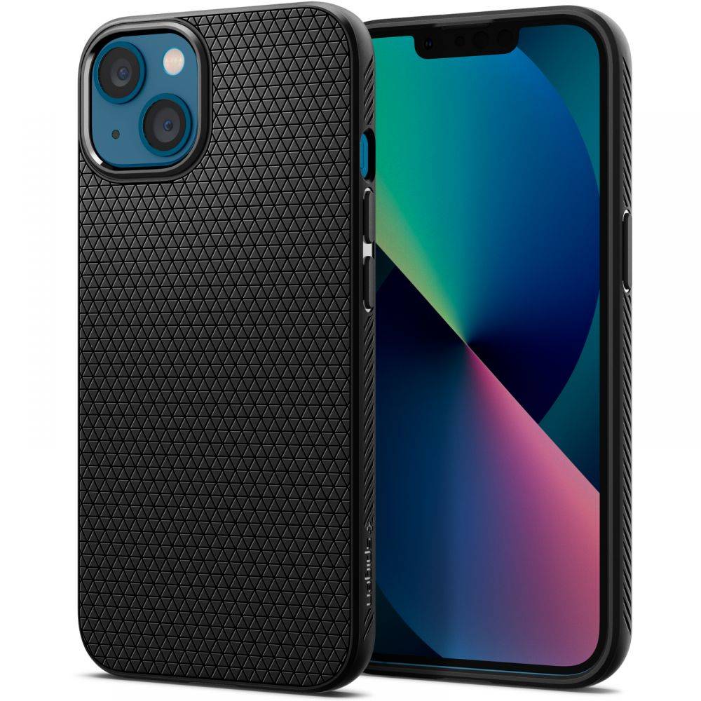Kryt iPhone 14 Spigen Liquid Air Matte černý