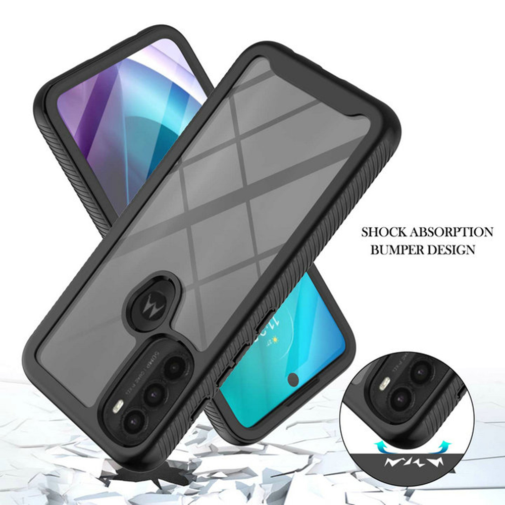 Pouzdro Motorola Moto G71 5G Techsuit - Defense360 Pro + ochrana obrazovky, černé