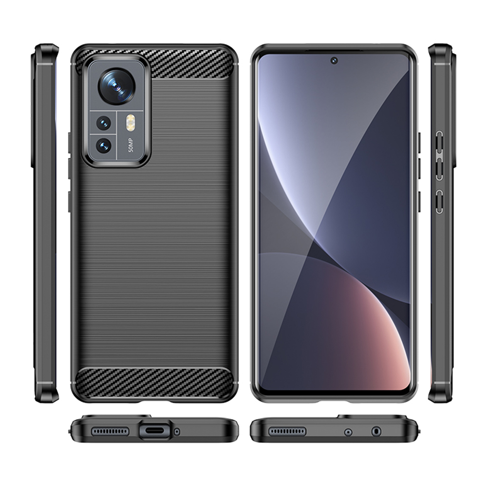 Kryt Xiaomi 12 / 12X, Armored Carbon black